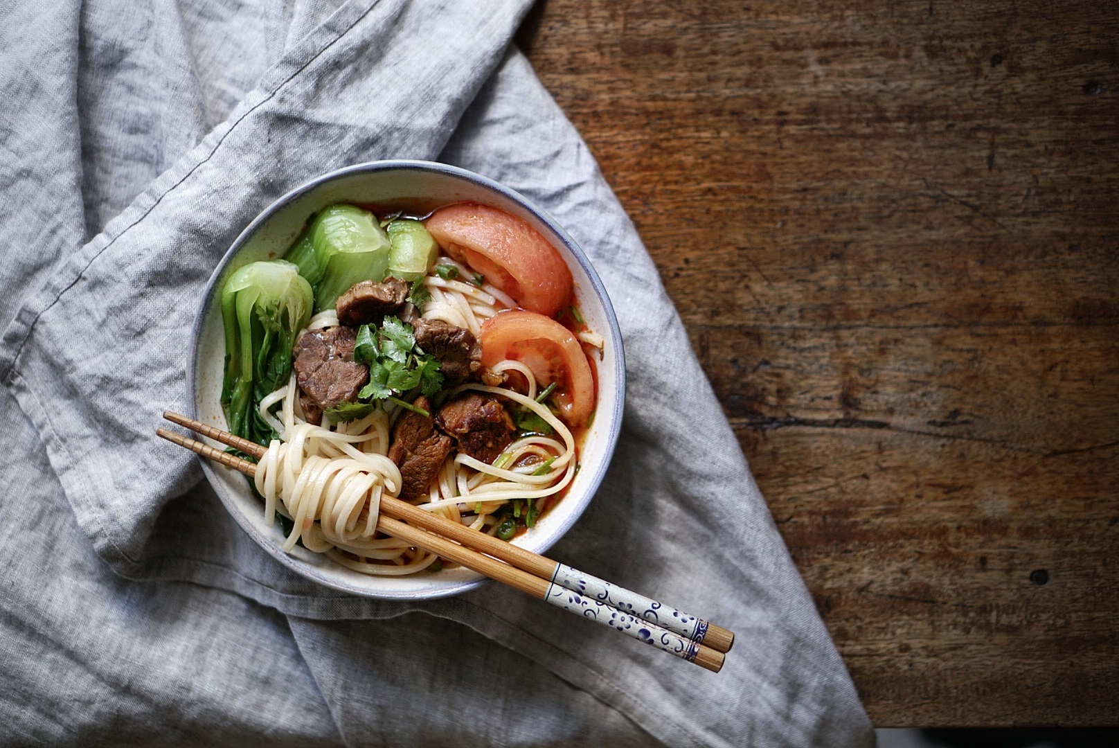 Tomato Beef Noodle Soup