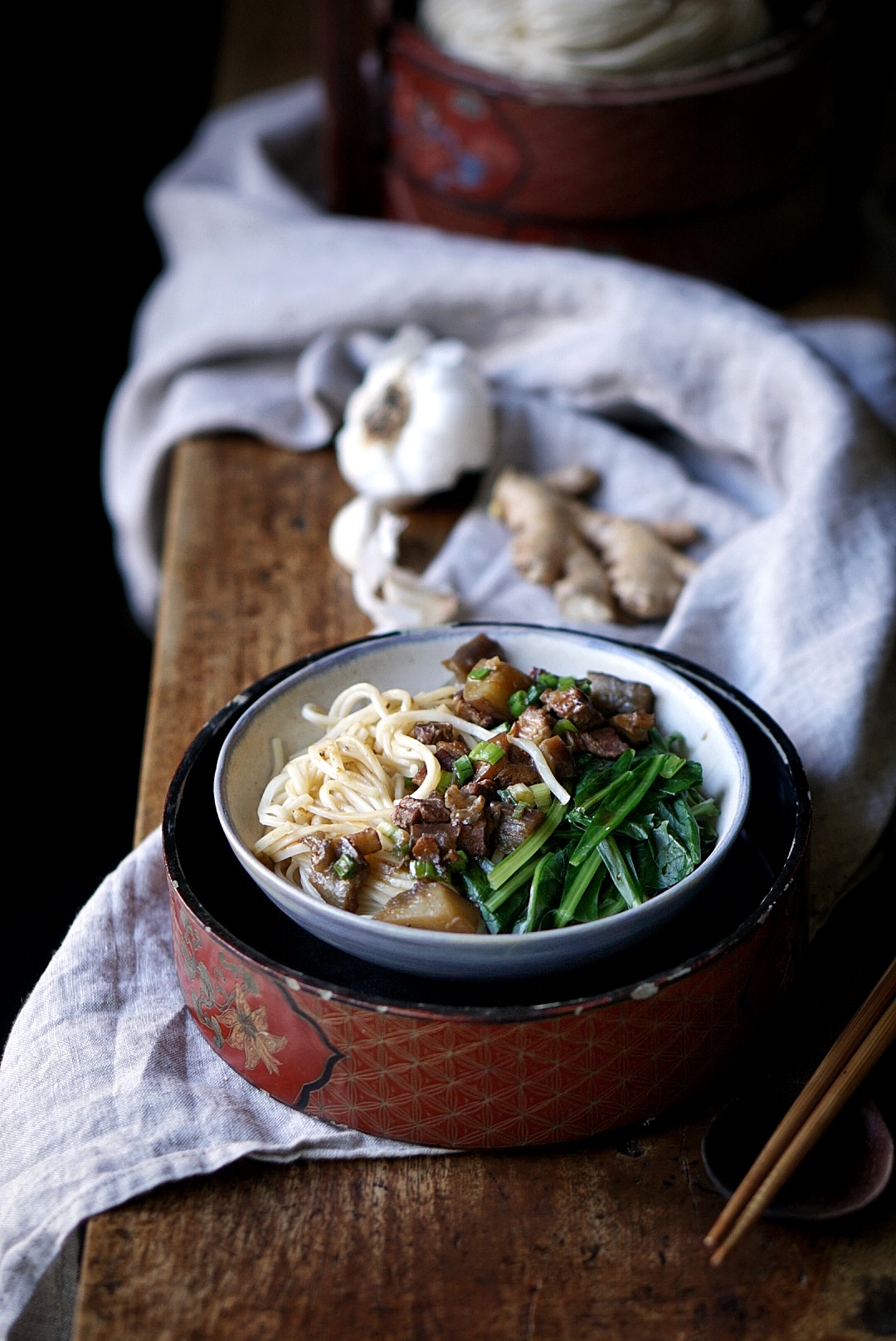 Pantryno7 eggplant pork noodles