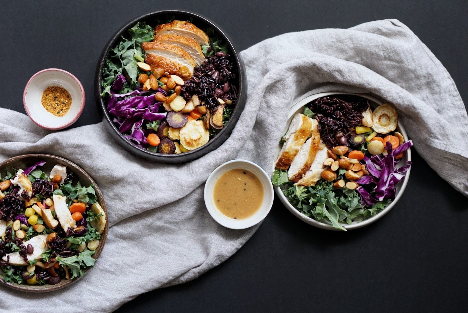 Detox Glow Bowl with Clementine Miso Vinaigrette