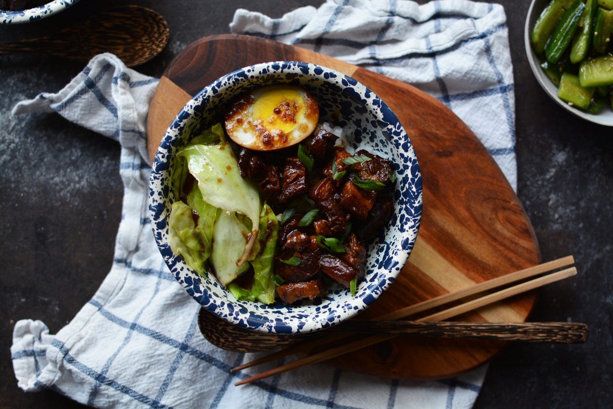 Lu Rou Fan (Braised Pork Belly on Rice)