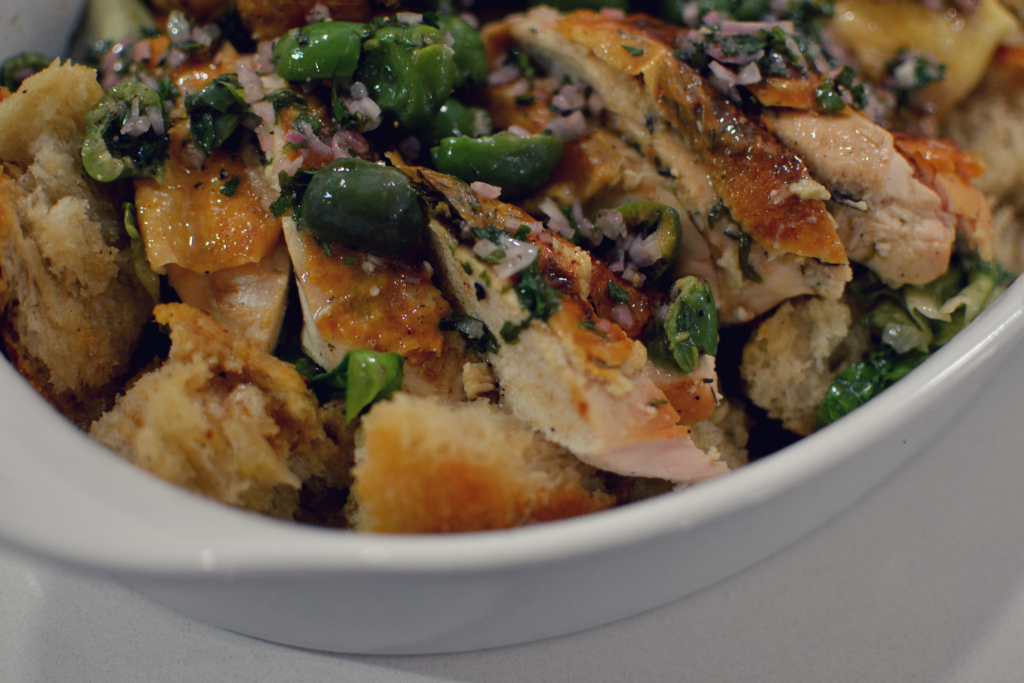 A.O.C. Roast Chicken with Panzanella