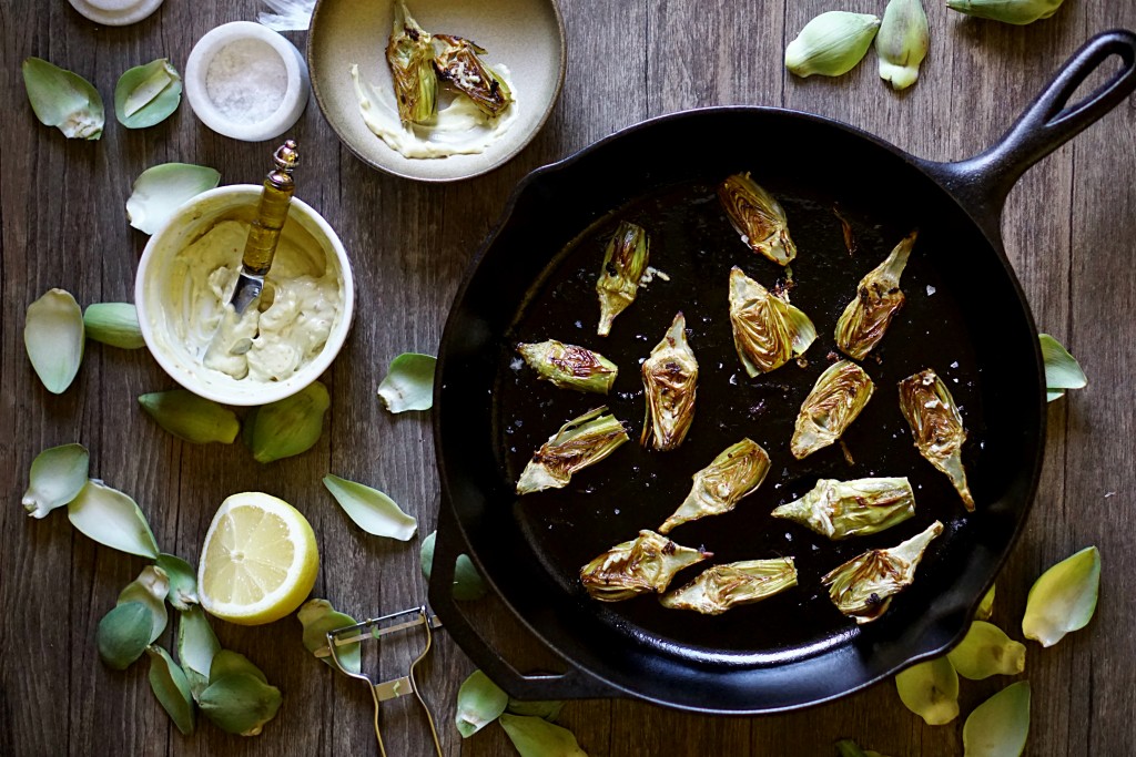 Roast Baby Artichokes