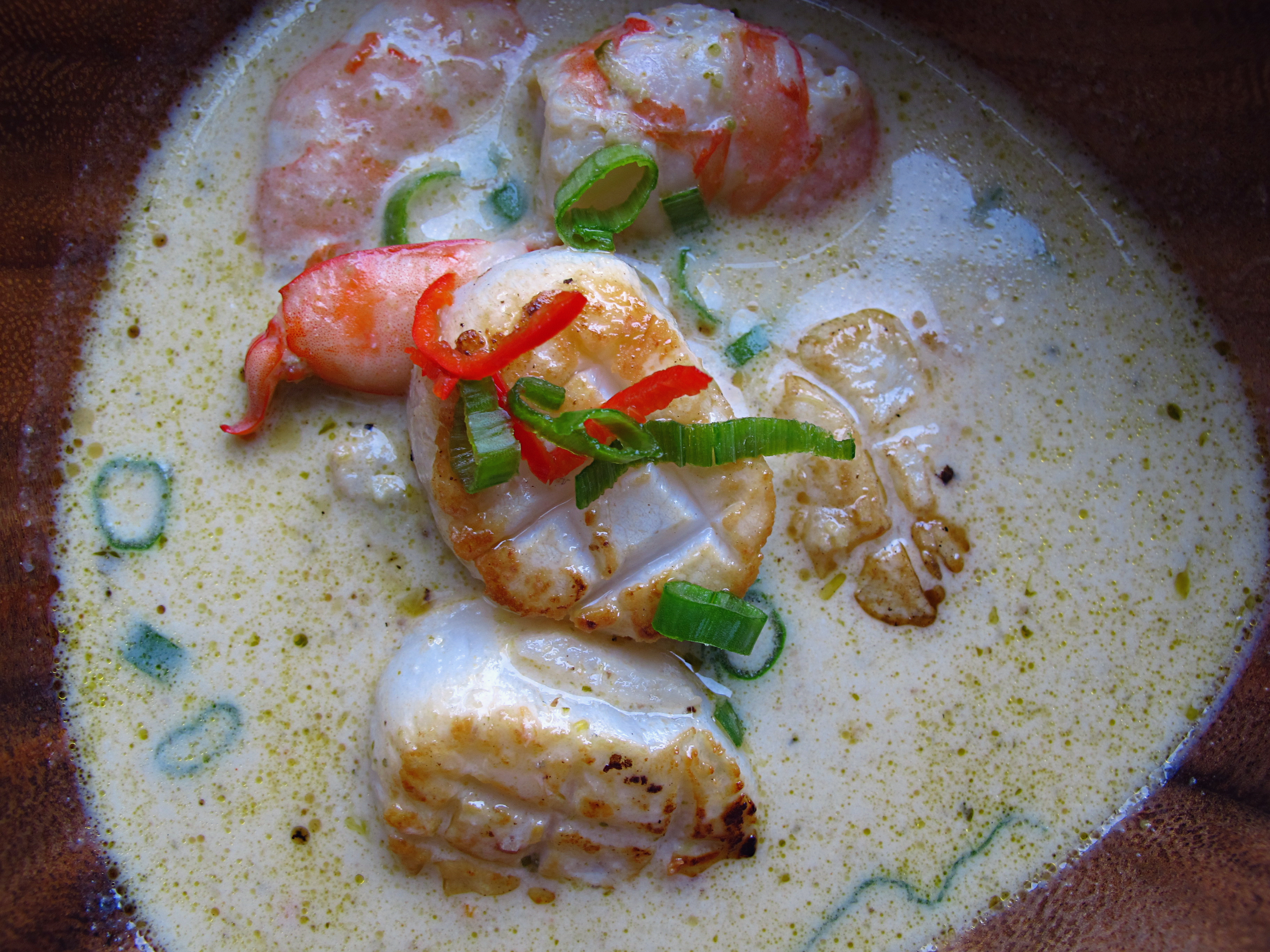 Shrimp & Scallop Curry Laksa