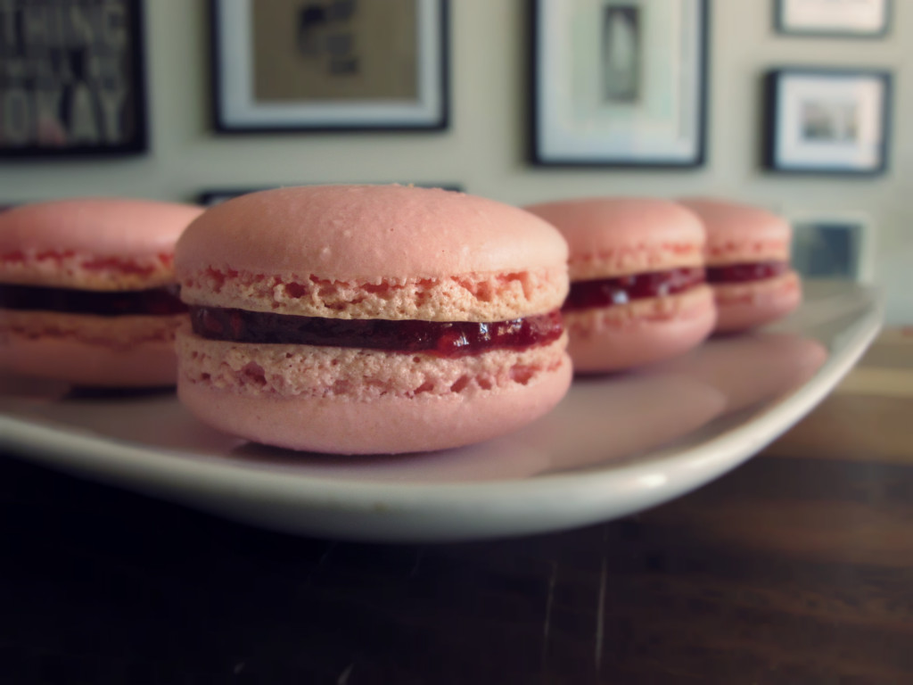 Laduree Raspberry Macarons