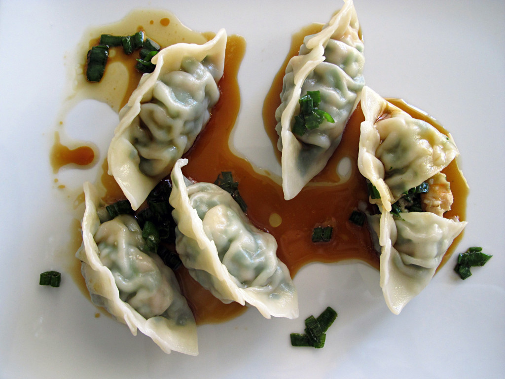 SHRIMP, PORK & CHINESE LEEK DUMPLINGS