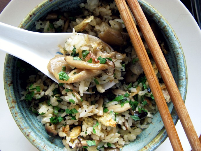 Mushroom Shiso Clay Pot Rice